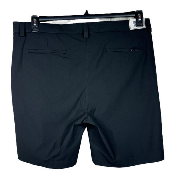 R.O.W.N. SZ 40 Mens Shorts Wicking Pockets Zip-Fly Stretch Easy Care Black New - Picture 4 of 8